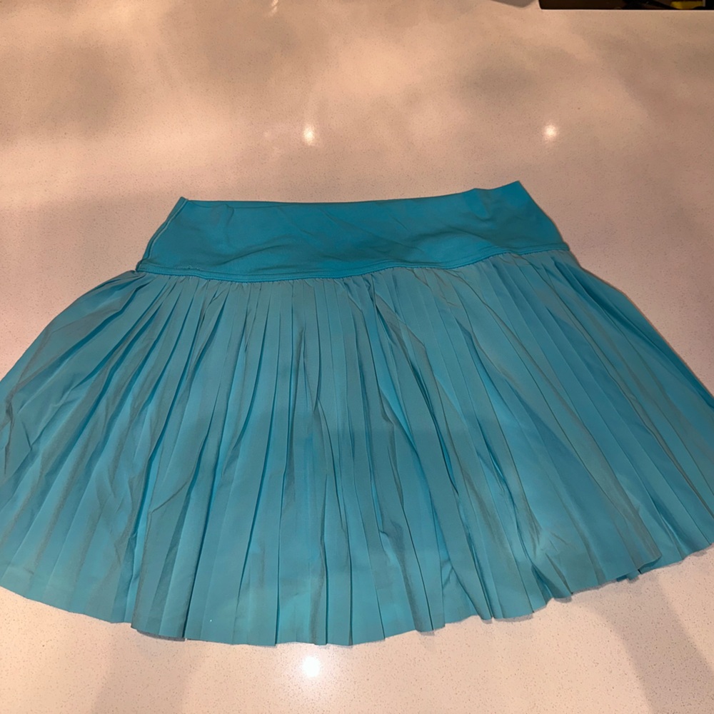 Aerie Offline Turquoise Pleated Tennis Skort